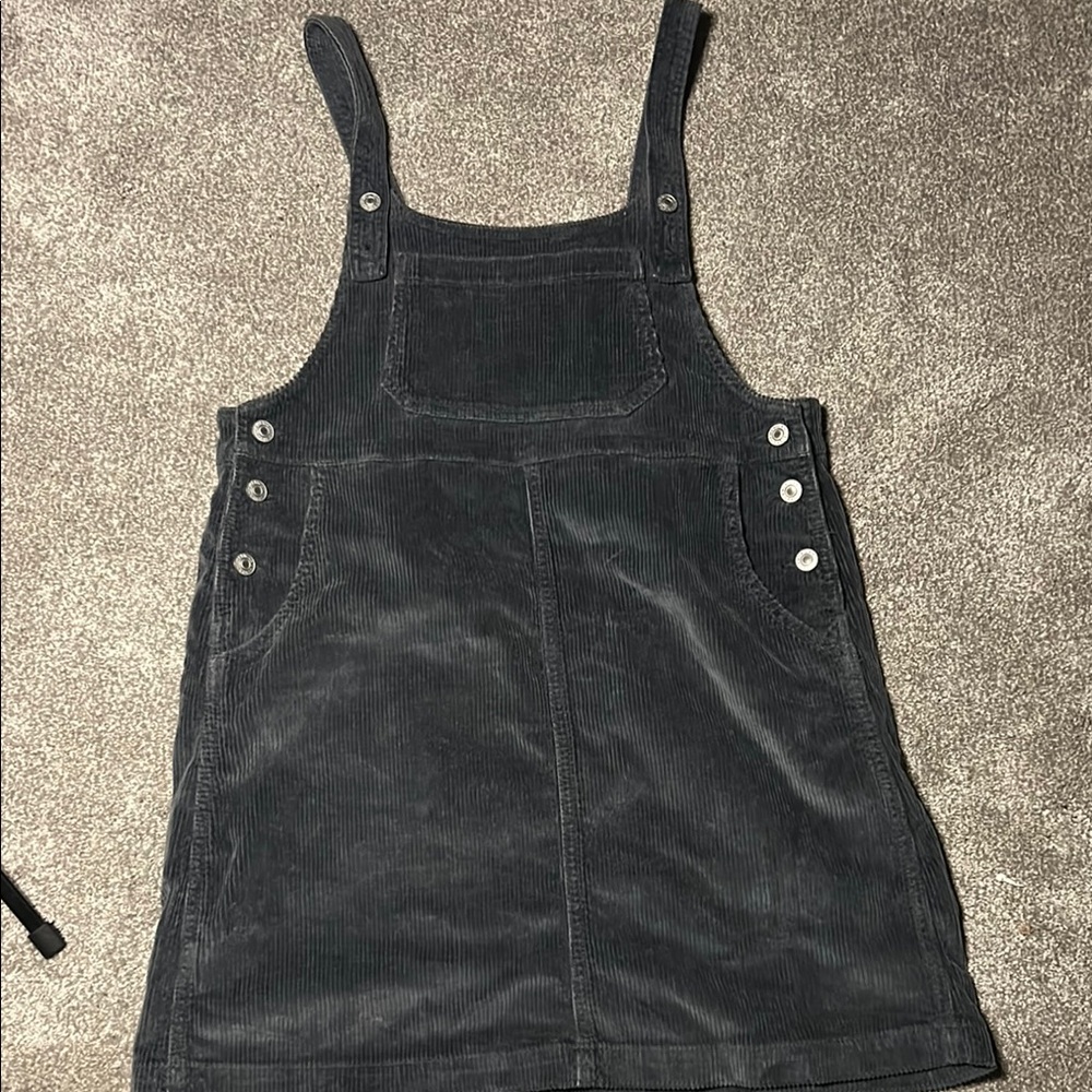 American Eagle Outfitters Black Ribbed Mini Dress